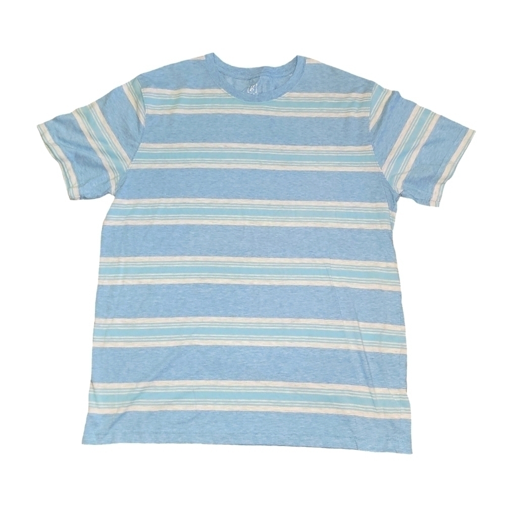 George size large short sleeve tee shirt. Blue & White